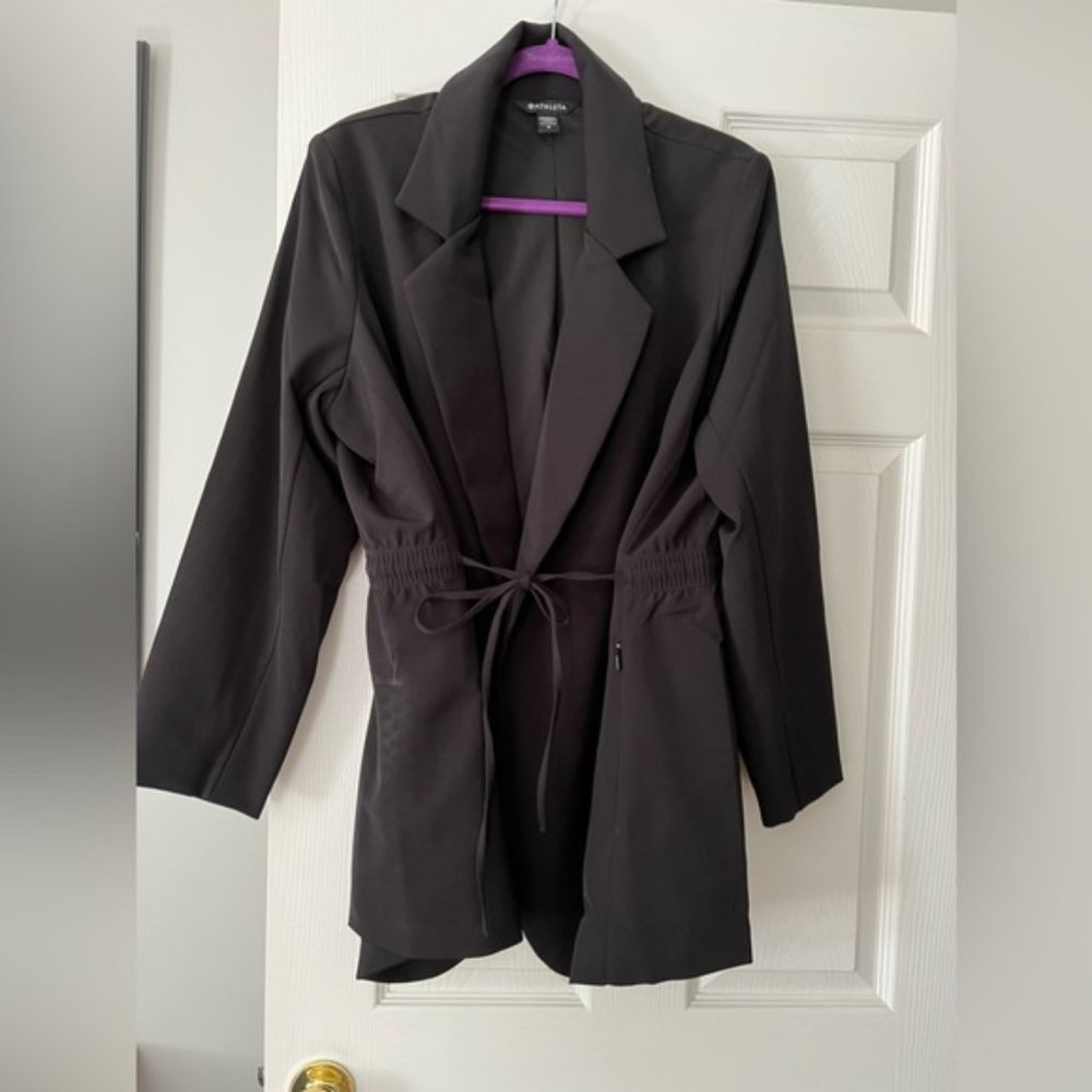 Athleta Endless Primatwill blazer - black
